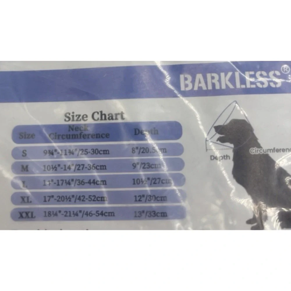 BARKLESS Adjustable Soft E-collars For‎ Dogs Alternative To Cones Of Shame